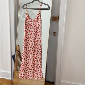 Reformation midi flower dress